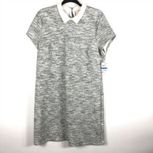 Maison Jules Dress Gray Knit Stretch Size XL.